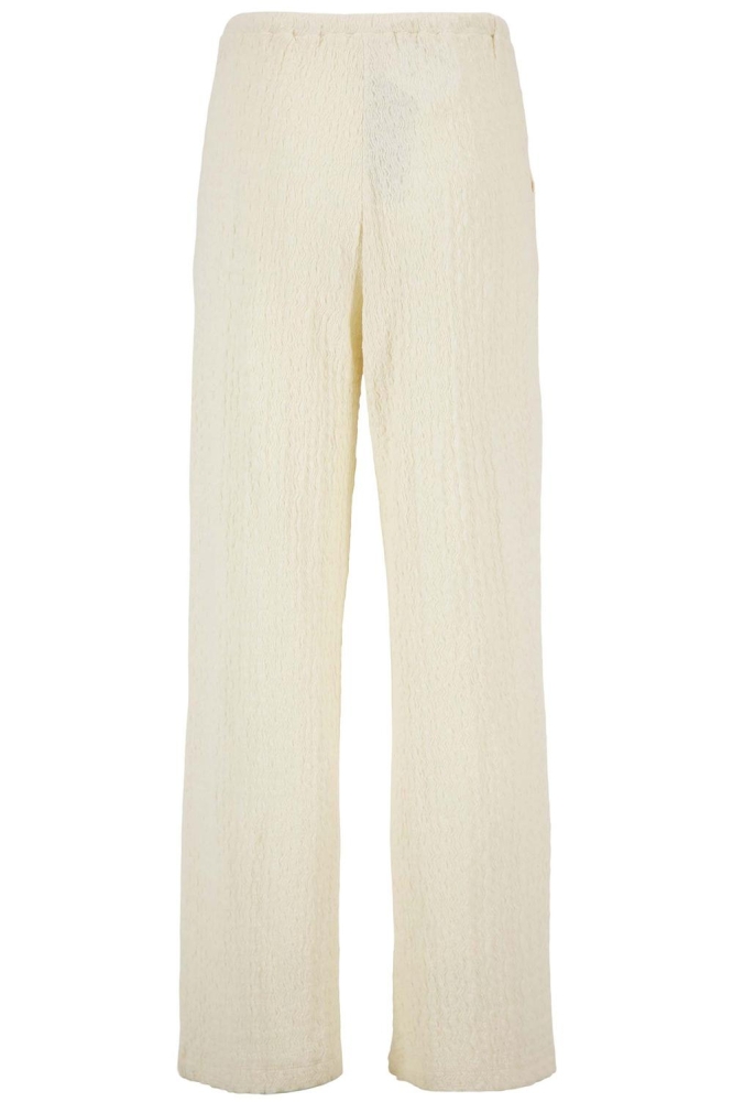 BROEK VAN CRINKLE STOF 0303-066 OFF WHITE